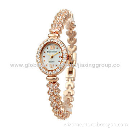 Jewelry Watch with Alloy Case and Japan Movement, Available in Various Designs